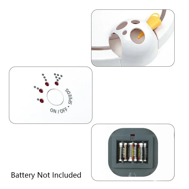 Interactive Mouse Pounce Cat Toy